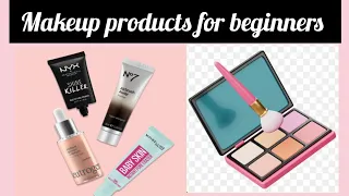 The only products makeup products you need to know| beginners makeup|affordable makeup ✨