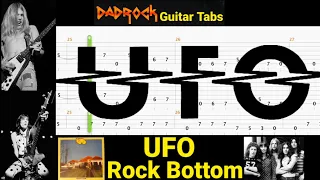 Rock Bottom - UFO - Guitar + Bass TABS Lesson (Request)