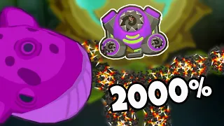 Can You Beat a 2000% B.A.D with One Tower in BTD6!?