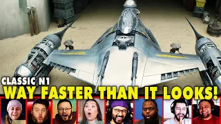 Reactors Reaction To Seeing Mando Brand New Starfighter On Boba Fett Episode 5 | Mixed Reactions