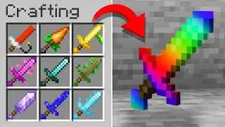 Minecraft, But You Can Craft Custom Swords...