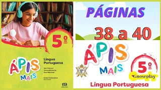 Livro Ápis Mais, 5 ano, LP, 38, 39 e 40