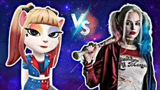 Harley Quinn Vs Angela/Mytalkingangela2