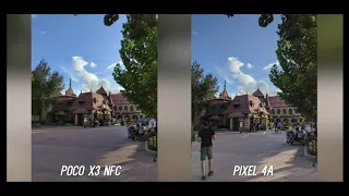 poco x3 vs google pixel 4a camera test