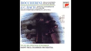 Yo Yo Ma CD21   Boccherini Cello Concerto #9; Bach JC Sinfonia Concertante, Grand Overtures