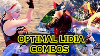 Optimized Lidia Sobieska Launcher combos with a universal wall ender Tekken 7 beginner combo guide