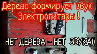 "Деревянная теория" от Глеб Олейник). Слепые тесты и влияние дерева на звук в гитаре.