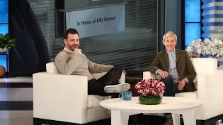 Ellen Surprises Jimmy Kimmel with a Dedication to His Son