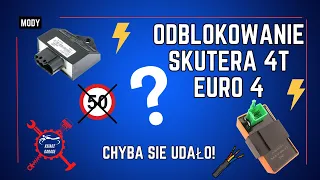 Odblokowanie skutera 4t EURO 4 (Tanio)