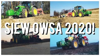 Siew Owsa 2020 z John Deere 6110M & Famarol!!