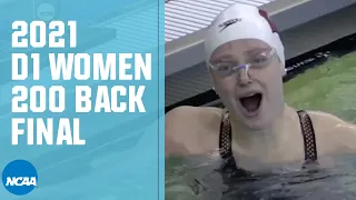 Women's 200 Backstroke Final | 2021 NCAA Swimming Championships