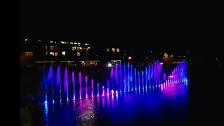 Вильнюс 👍Поющие фонтаны 💦 в #vilnius 🇱🇹 Красота Amazing show #dancingfountain