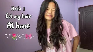 How I layered my hair at home / Itanagar 🇮🇳 north east