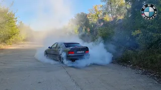 BMW E36 328i GONE CRAZY | Donuts | Burnout | Rev Limiter | Kiril Krustev