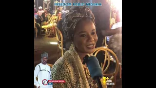 Fuskokin wasu jaruman Kannywood a wajen taron taya Ali Nuhu murna da aka yi a Kano