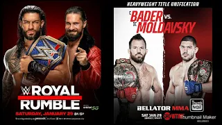 WRESTLING LIVE COVERAGE  WWE THE ROYAL RUMBLE AND BELLATOR MMA 273 1/29/22