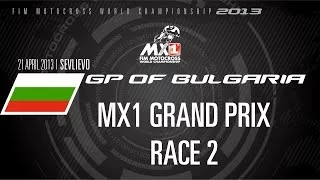 2013 MXGP of Bulgaria FULL MXGP (MX1) Race 2 - Motocross