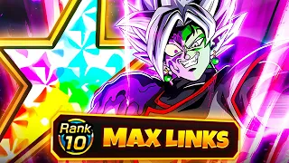 DOMAIN OF THE GODS!!! LR TEQ Fusion Zamasu 100% Max Links Showcase | Dragon Ball Z Dokkan Battle