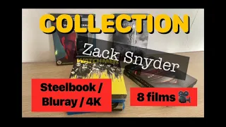 ZACK SNYDER : COLLECTION STEELBOOK BLURAY 4K (8 films) 🎥