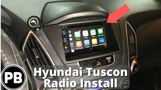 2010 - 2015 Hyundai Tucson Radio Install