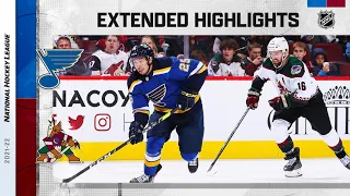 St. Louis Blues vs Arizona Coyotes Oct 18, 2021 HIGHLIGHTS