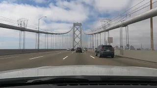 [4K] Crossing the San Francisco-Oakland Bay Bridge(No Talking, No Music) #asmr