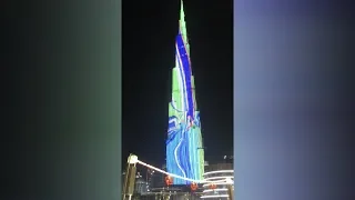 Лазерное шоу Burj Khalifa (Dubai, 2018)