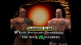 The Rock VS Goldberg WWF No Mercy Mods by Forsaken710