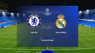 Chelsea vs Real Madrid (First Leg) UEFA Champions League 2022 Gameplay