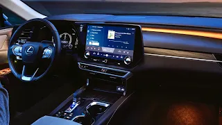 NEW Lexus RX 2023 - INTERIOR details (digital cockpit, infotainment) & trunk space