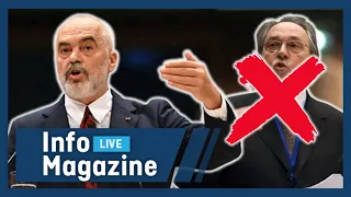 Info Magazine - Edi Rama nervoz në KiE: Të anulohet raporti i Dick Martyt - 17.05.2023 - Klan Kosova