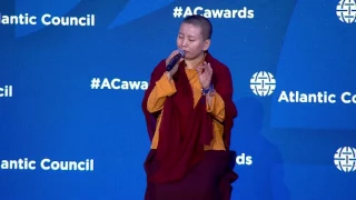 2017 Freedom Award Atlantic Council presentation to Ani Choying Drolma