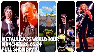 METALLICA M72 World Tour 26.05.24 Monachium Munchen Full Cały Koncert DAY 2