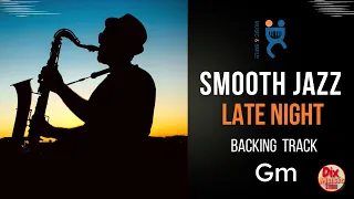 Backing track - Smooth jazz Late night in G minor (90 bpm)