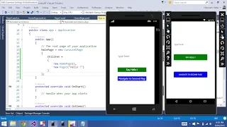 Xamarin Forms with Visual Studio Part 6 [TabbedPage]