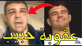 انتقام حبيب من المقاتل المغرور الذي استهزأ به وشتمه قبل النزال (هذه عقوبة من يستخف بالنسر المسلم)