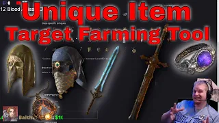 Diablo 4 - Unique Target Farming Tool (Grandfather & Harlequin Crest Shako!)