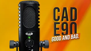 CAD E90 XLR/USB Review: Good Mic, but Flawed (VS Rode Podmic USB, MV7, FiFine K688, Q9U, PD200X)