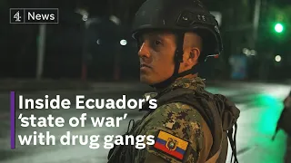 Ecuador declares ‘state of war’ against drug gangs