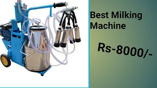 Milking machine for small farmers