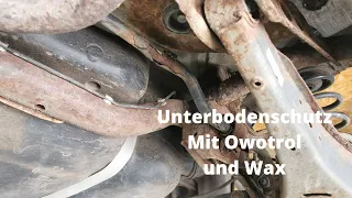 Unterbodenschutz am Golf 5 Plus mit Owotrol und Wax