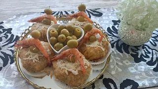 بسطيلات الحوت 🦐🦑🧅🌶️ بطريقه رائعه وسهله التحضيرpastila** de frutos de mar