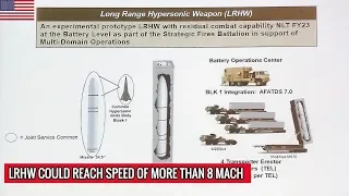 LONG RANGE HYPERSONIC WEAPON (LRHW) OF U.S TO BE DEPLOYED BY 2023 !!