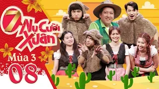 7 Nụ Cười Xuân | Mùa 3 - Tập 8: Lan Ngọc té muốn "phụt cơm" khi vật lộn tay đôi với Liên Bỉnh Phát