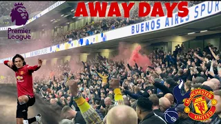 Man Utd fans go mental at Spurs | Away days | 30.10.21