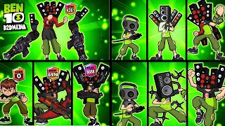 All episodes appearing Boss Titan Speakerman - Best of Ben 10 Skibidi Toilet Fanmade Transformation