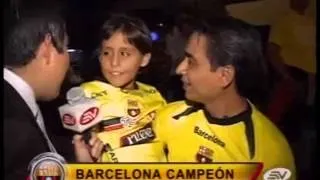 Barcelona Campeón 2012!! 28/11/12 Celebraciones Especial Telemundo 1/3