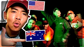 Around Here Remix - Lawd Lance ft Nokz78 & Th4 W3st AMERICAN REACTION! Australian Rap Drill Music US