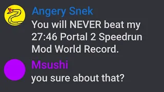 Portal 2 Speedrun Mod in 27:42 (World Record)