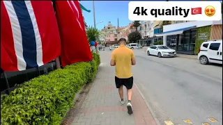 Alanya City turkey🇹🇷 4K Walking through 2023